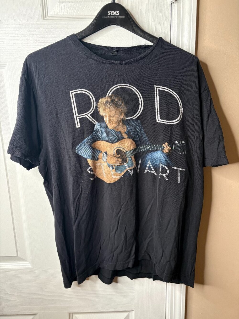Rod Stewart 2014 Tour Merch Black T-Shirt XL